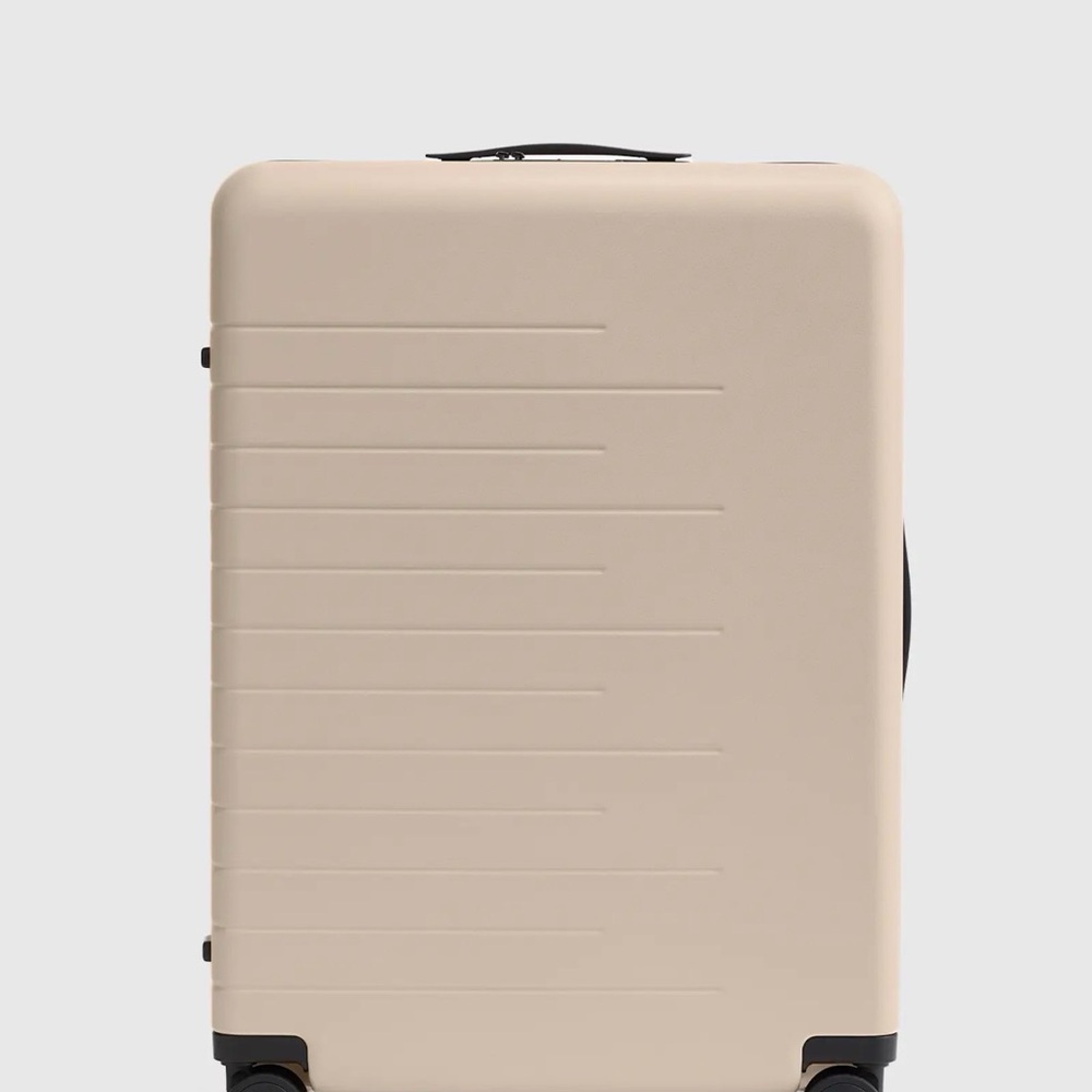 Quince Expandable Large Check in Suitcase in Tan (no bundles)